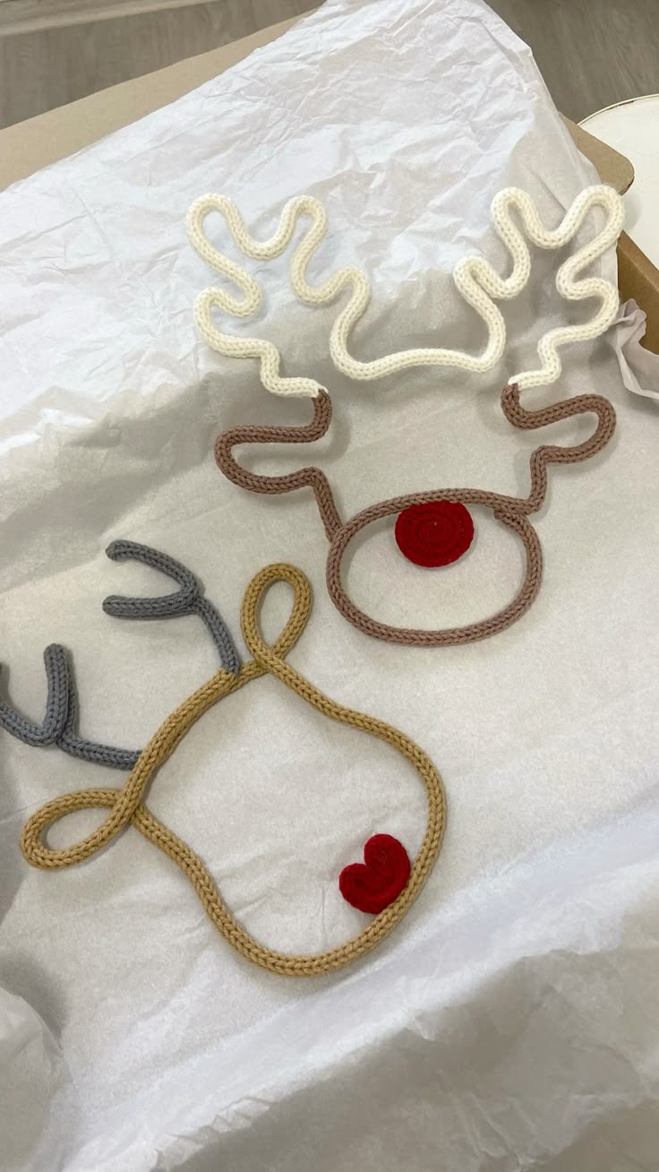 Emprendé con tricotín navideño