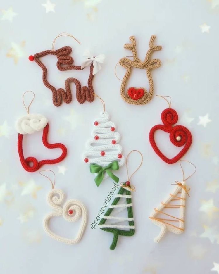 Emprendé con tricotín navideño