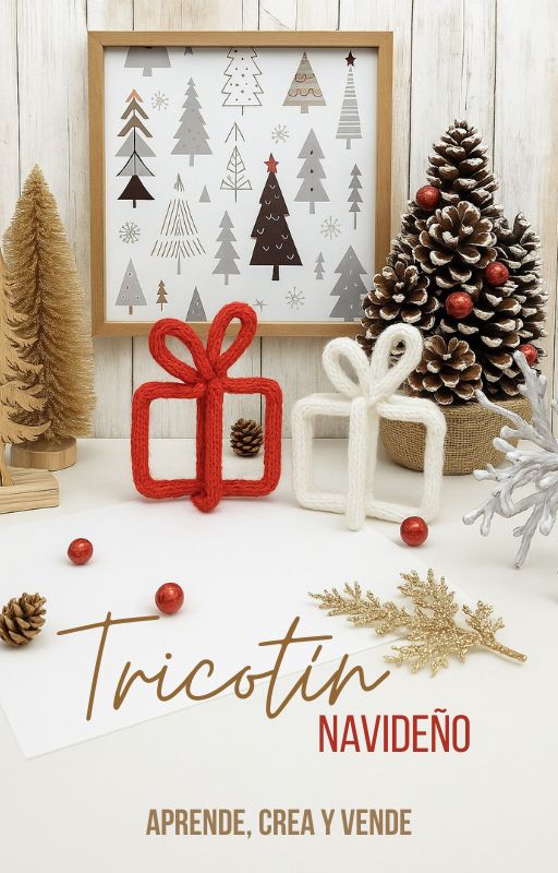 Emprendé con tricotín navideño